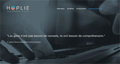 Desktop Screenshot of hoplie.com